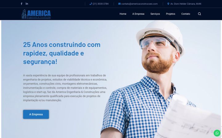 Screenshot of americaconstrucoes.com