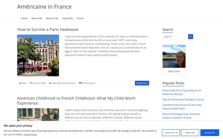 Screenshot of americaineinfrance.com