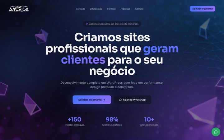 Screenshot of americamktdesign.com