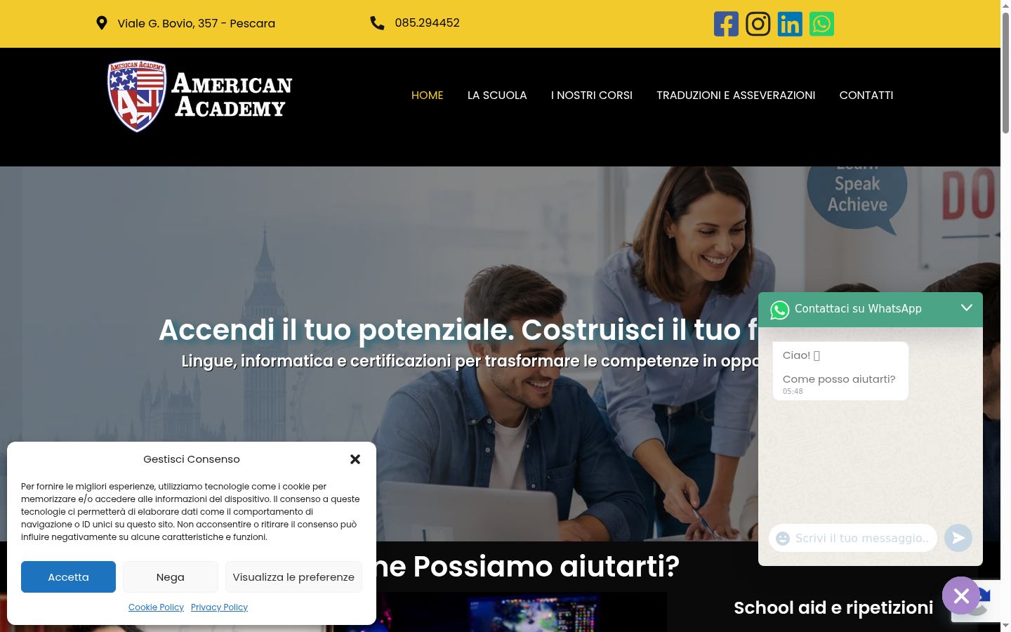 Screenshot tal-banner tal-kunsens muri qabel kwalunkwe interazzjoni