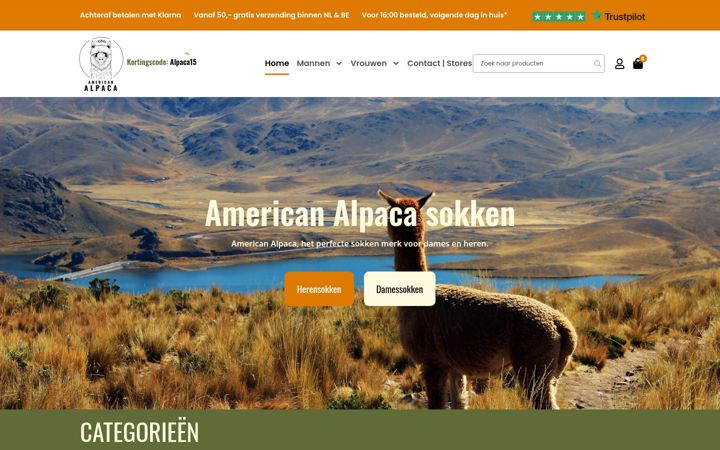 Screenshot of american-alpaca.com