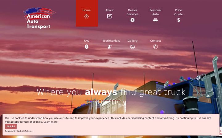 Screenshot of american-auto-transport.com