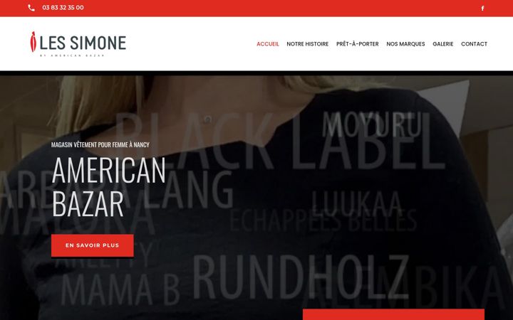 Screenshot of american-bazar.fr