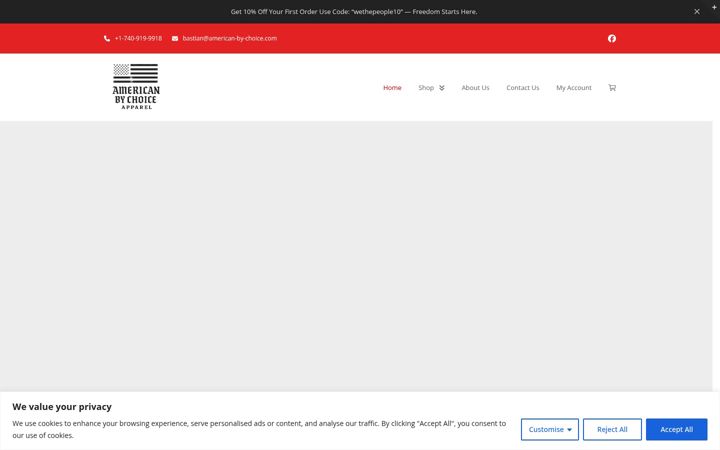Screenshot of american-by-choice.com