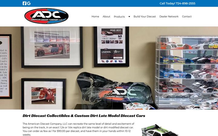 Screenshot of american-diecast.com