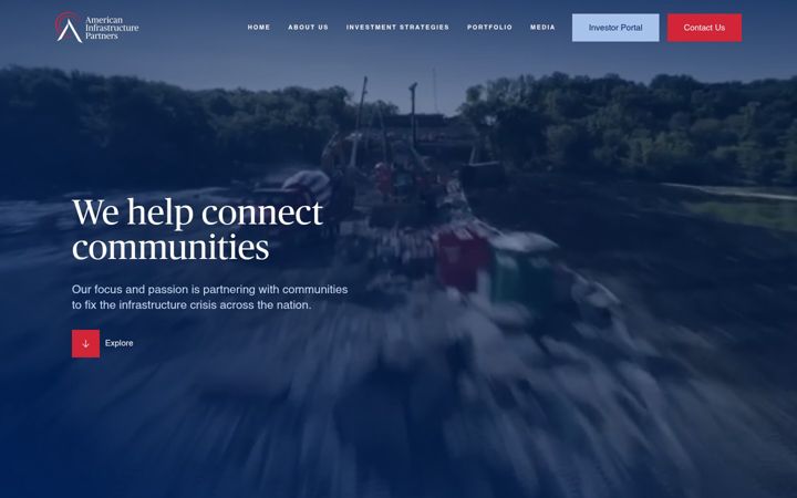Screenshot of american-infrastructure.com