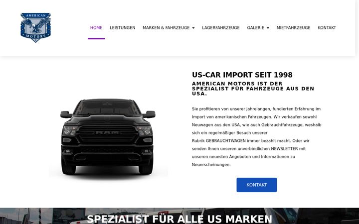 Screenshot ta' american-motors.at