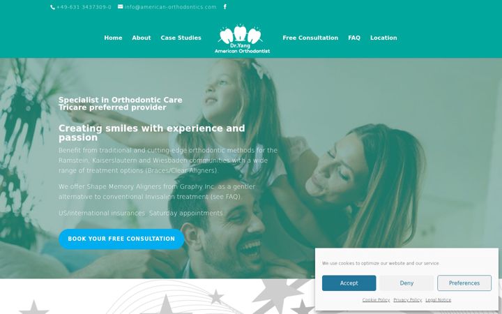Screenshot of american-orthodontics.com