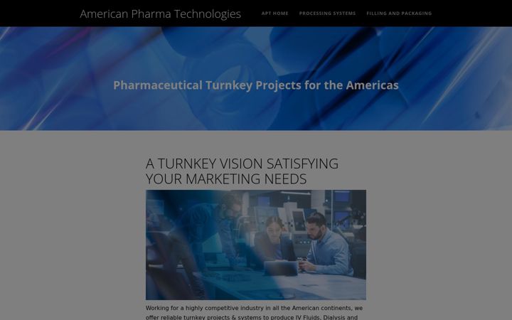 Screenshot ta' american-pharma-technologies.com