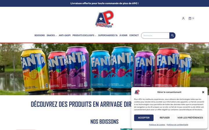 Screenshot of american-project.com
