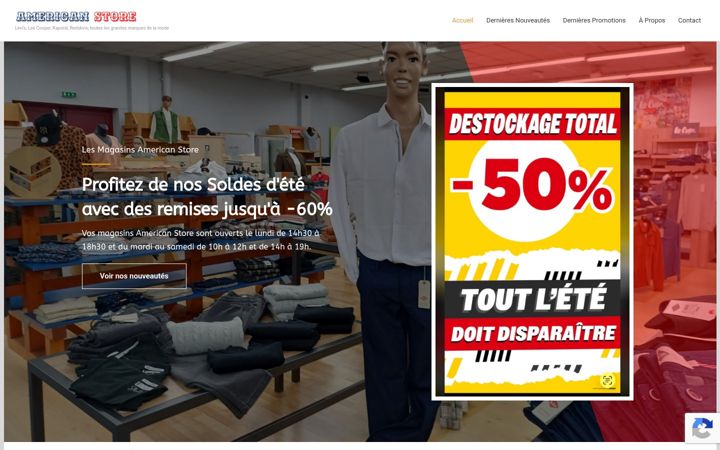 Screenshot of american-store.fr