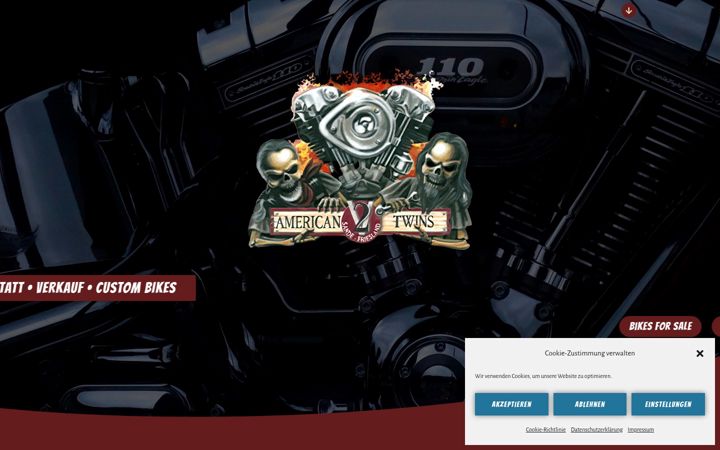 Screenshot ta' american-twins.de