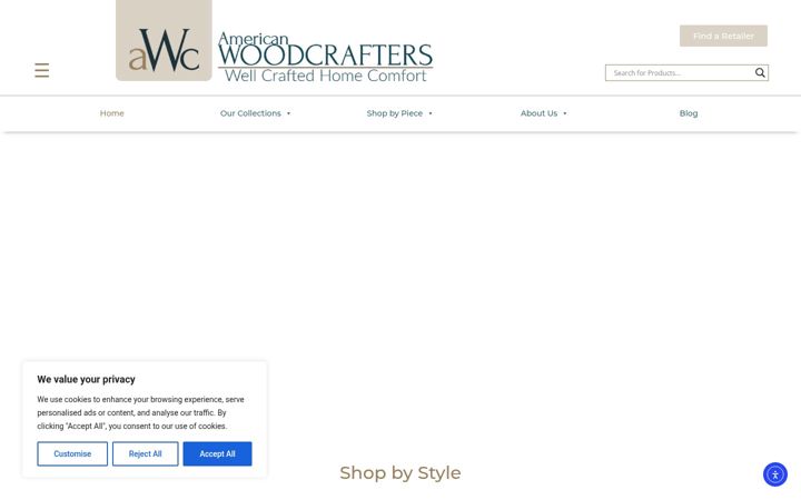 Screenshot of american-woodcrafters.com