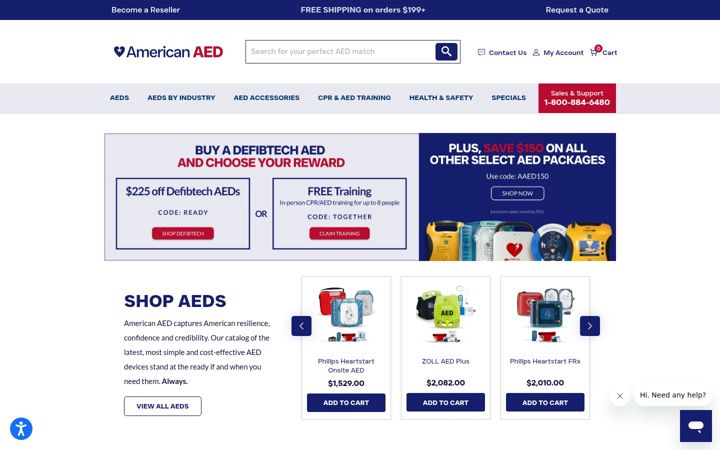 Screenshot of americanaed.com