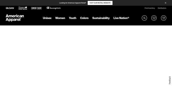 Screenshot of americanapparel.com