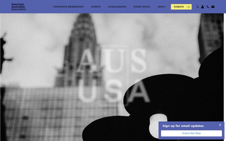 Snimka zaslona za americanaustralian.org