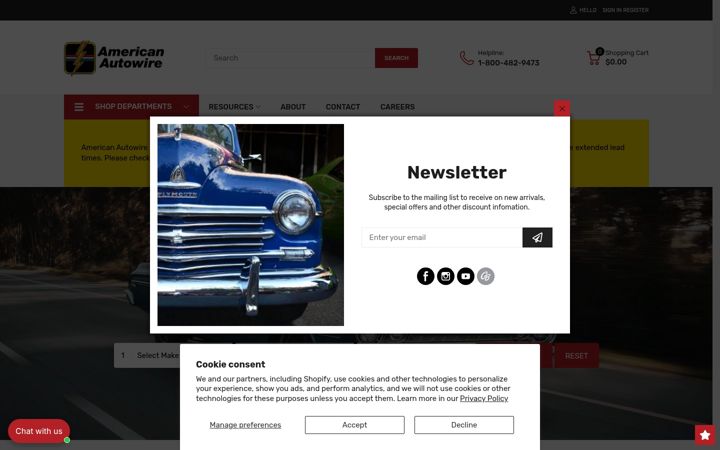 Screenshot of americanautowire.com