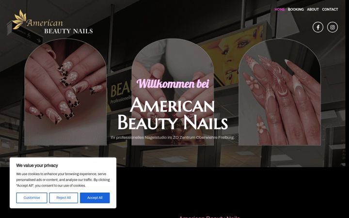 Snimka zaslona za americanbeautynails-imzo-freiburg.de