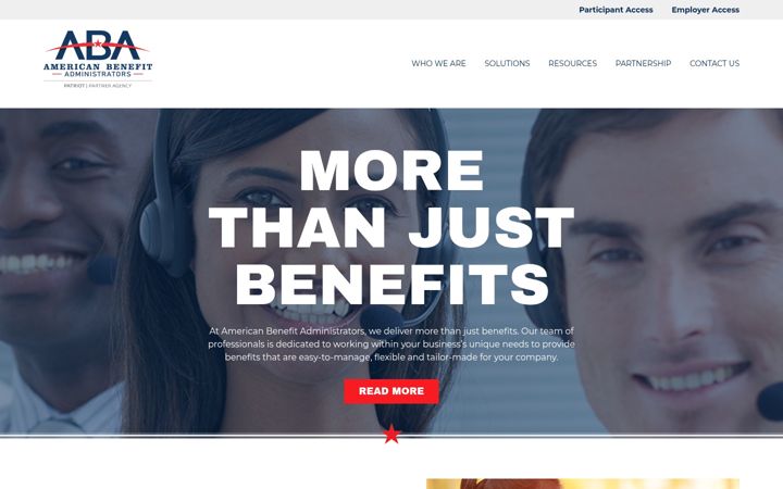 Screenshot of americanbenefitadministrators.com