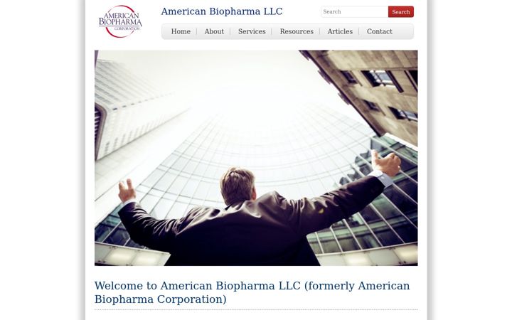 Screenshot of americanbiopharma.com