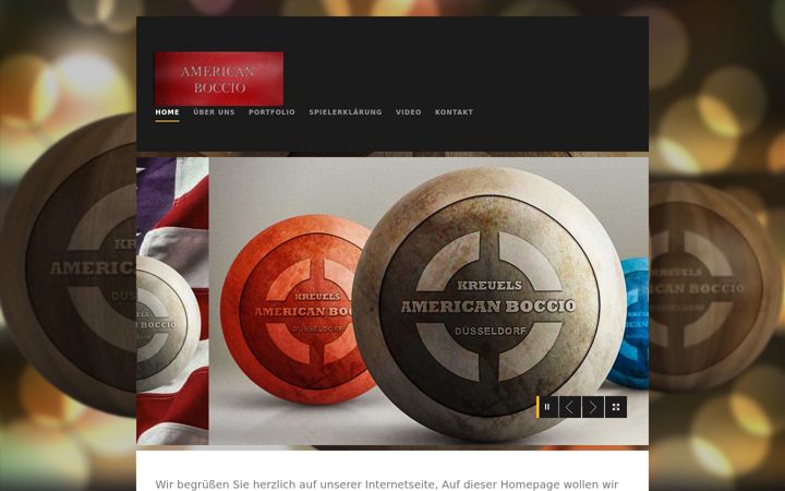 Screenshot of americanboccio.com