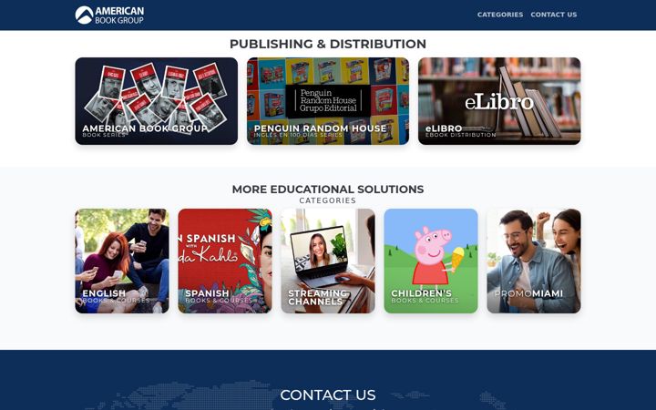 Screenshot of americanbookgroup.com