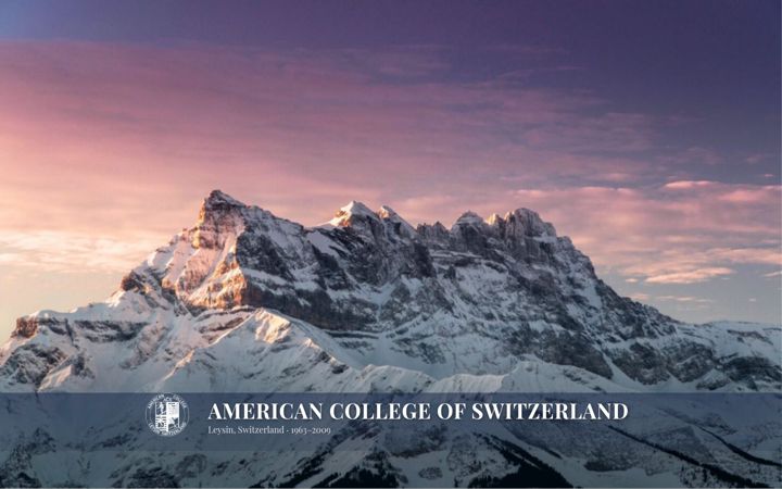 Screenshot of americancollegeofswitzerland.com
