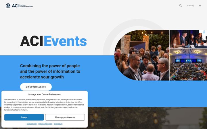 Screenshot of americanconference.com