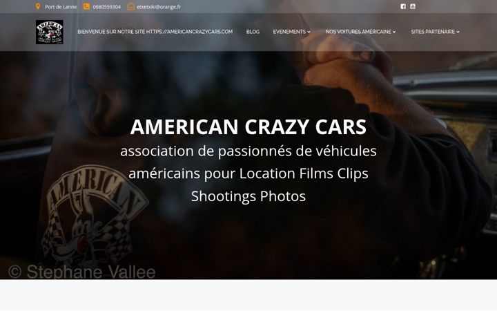 Екранна снимка на americancrazycars.com