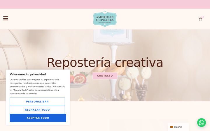 Screenshot of americancupcakes.es