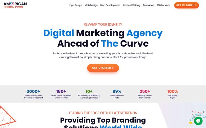 Screenshot of americandesignpros.com