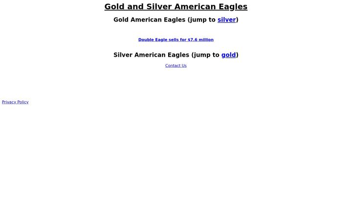 Screenshot of americaneagles.com