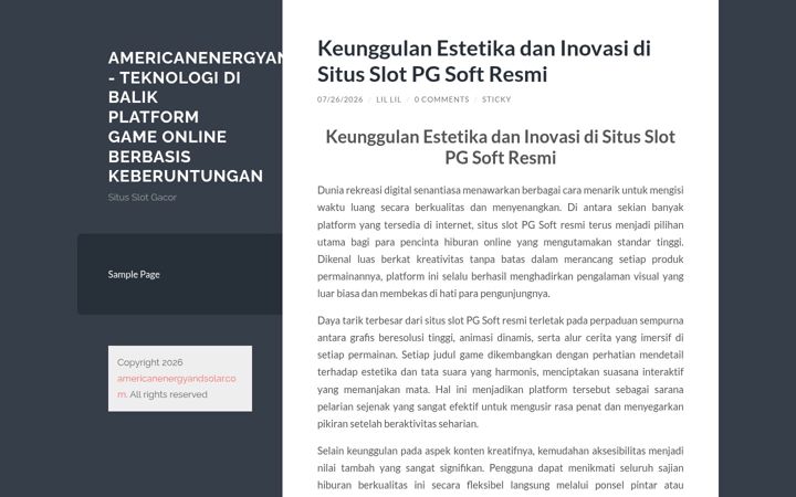 Screenshot of americanenergyandsolar.com