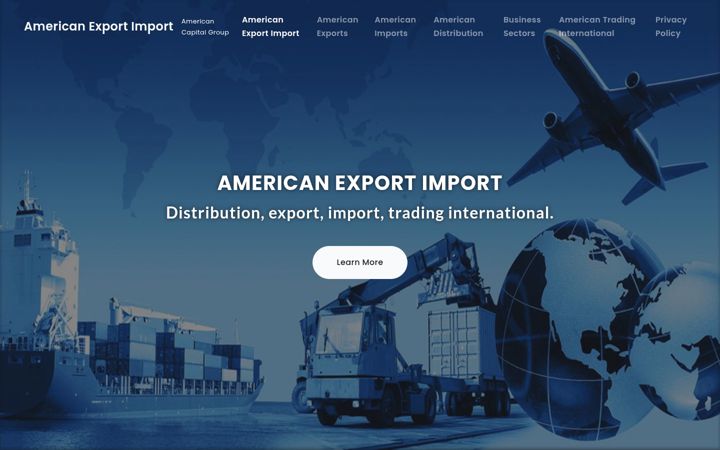 Screenshot του americanexportimport.com
