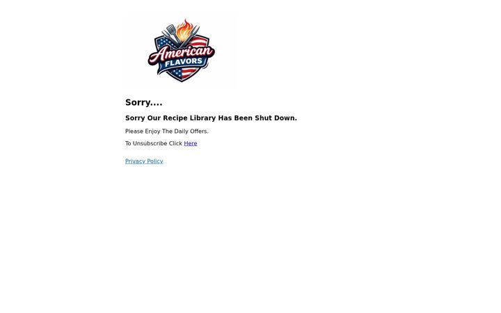 Screenshot of americanflavors.com
