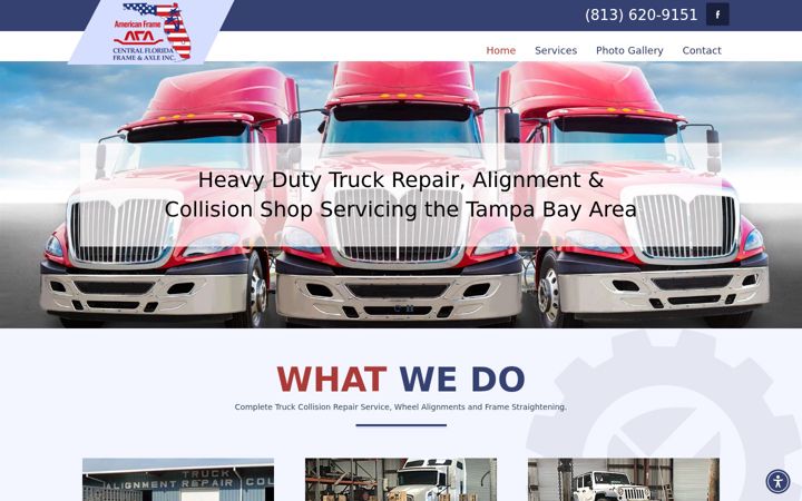 Ekrānuzņēmums no americanframeandaxle.com