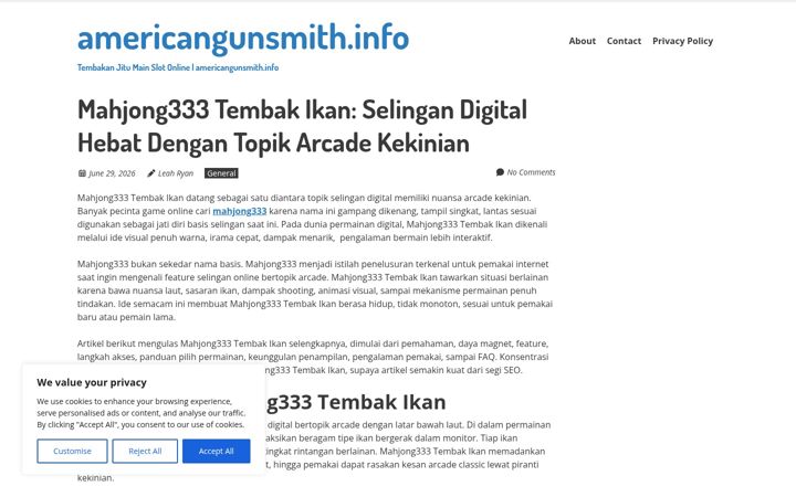 Ekrānuzņēmums no americangunsmith.info