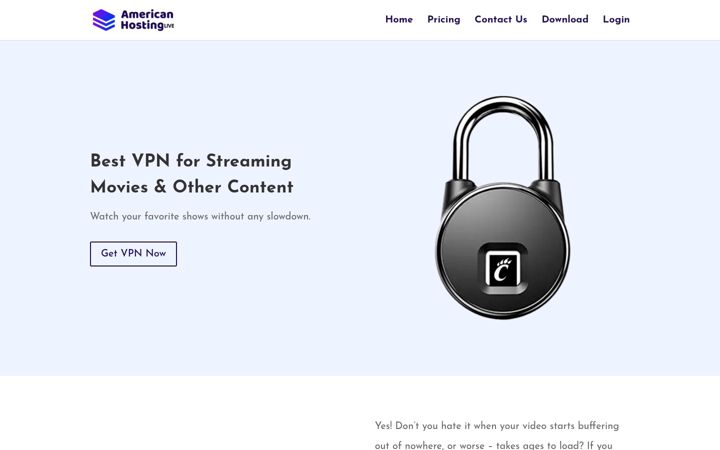 Screenshot of americanhosting.live