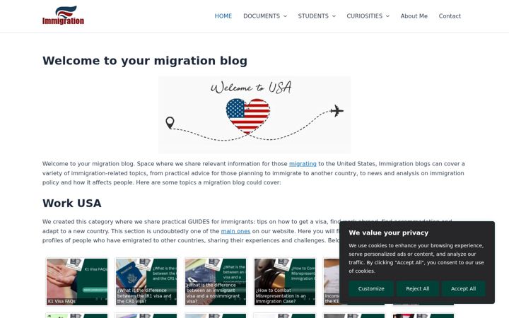 Ekrānuzņēmums no americanimmigrationlawblog.com