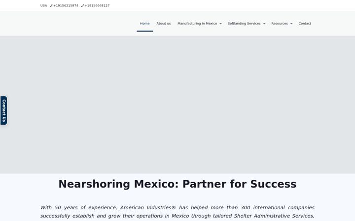 Screenshot of americanindustriesgroup.com