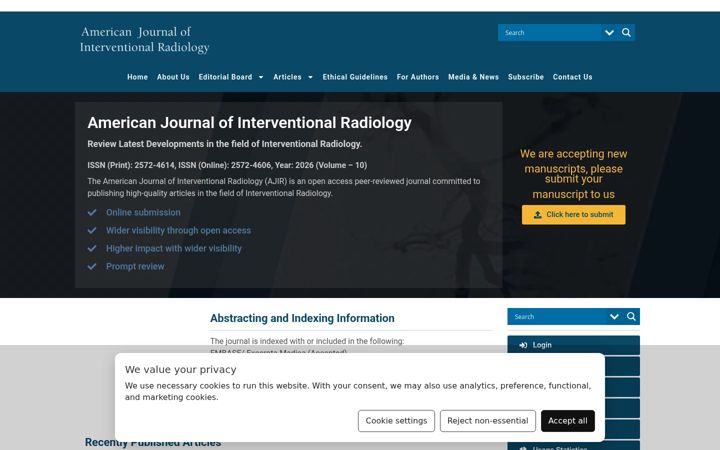 Screenshot of americanjir.com