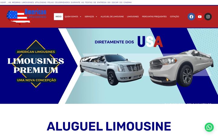 Screenshot von americanlimousines.com.br