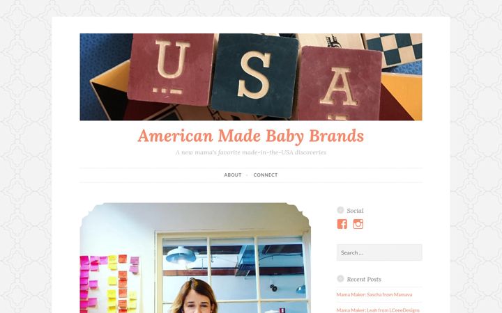 Screenshot of americanmadebabybrands.com