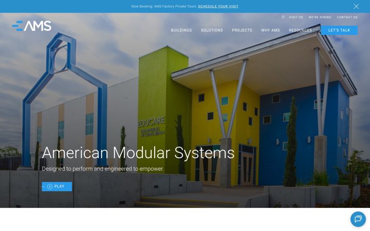 Screenshot του americanmodular.com