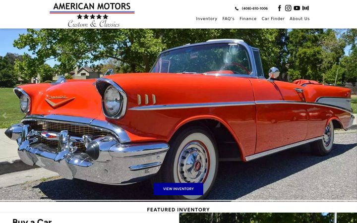 Screenshot of americanmotorscustomclassics.com