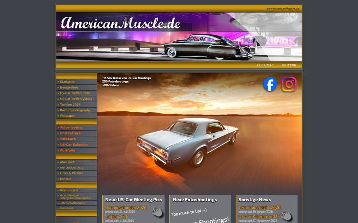 Screenshot of americanmuscle.de