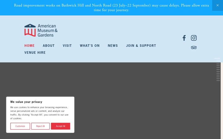 Screenshot του americanmuseum.org