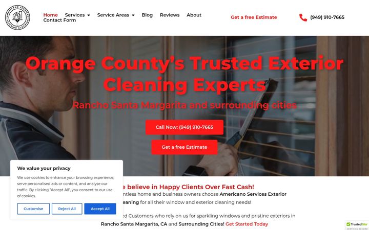 Screenshot of americanoservices.com