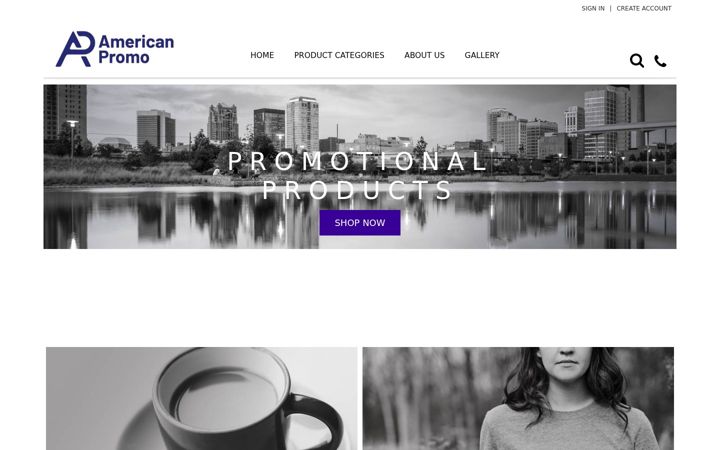 Screenshot of americanpromo.net