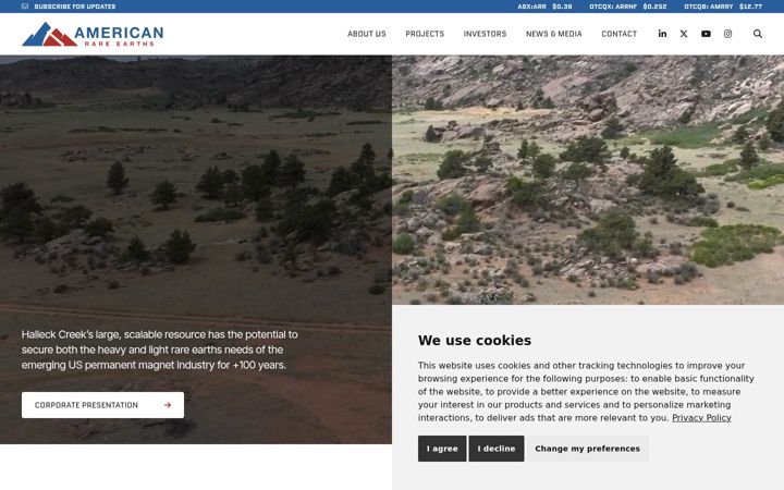 Screenshot di americanree.com
